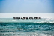 清新网站营销,网站营销网