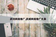 武功网络推广,武威网络推广方案