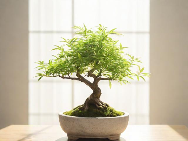 文竹盆景怎么养绿,文竹盆景如何养护