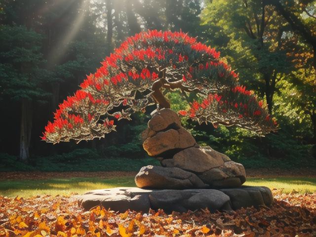 落叶花石怎么养,花石落叶盆栽