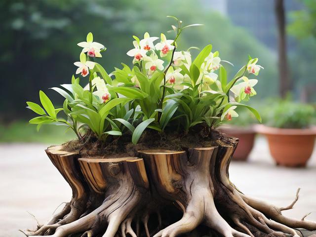 树桩石斛怎么养,石斛树桩种植用什么树桩