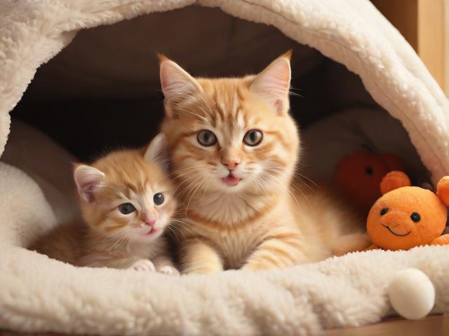 橘猫怎么养幼崽,橘猫怎么养幼崽子